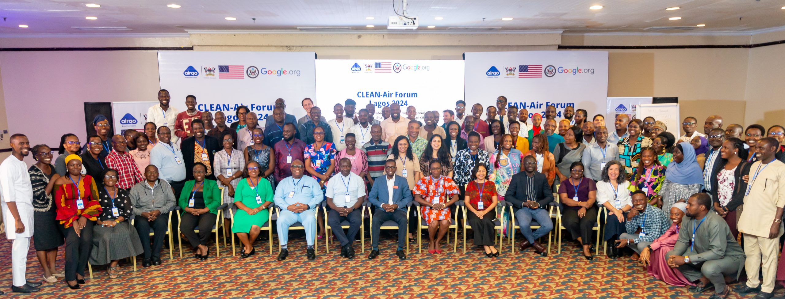 Group photo at conference